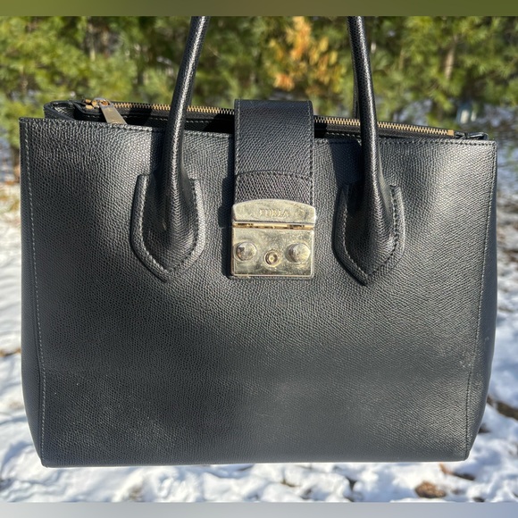 Furla Handbags - Furla Leather Shoulder Bag